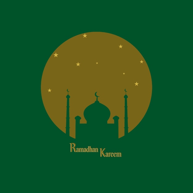 Ramadan kareem logo backgron template