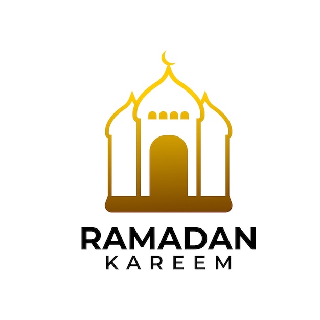 Ramadan kareem-logo ontwerp