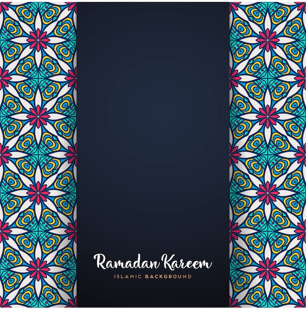 Ramadan kareem mandala-motief
