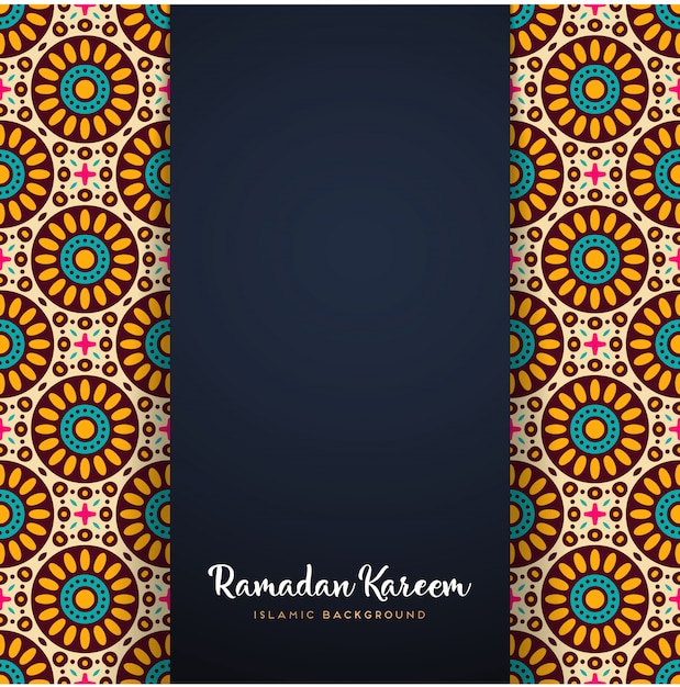 Motivo mandala ramadan kareem