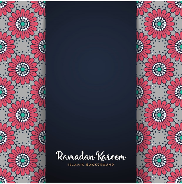 Ramadan Kareem mandala motif