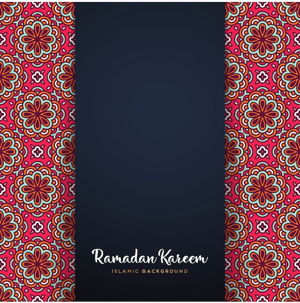 Motivo mandala ramadan kareem