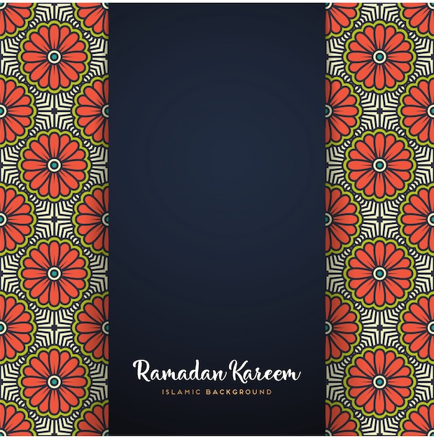 Ramadan Kareem mandala motif