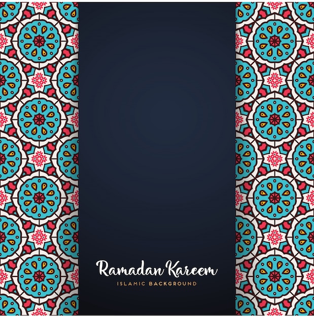 Ramadan Kareem mandala motif