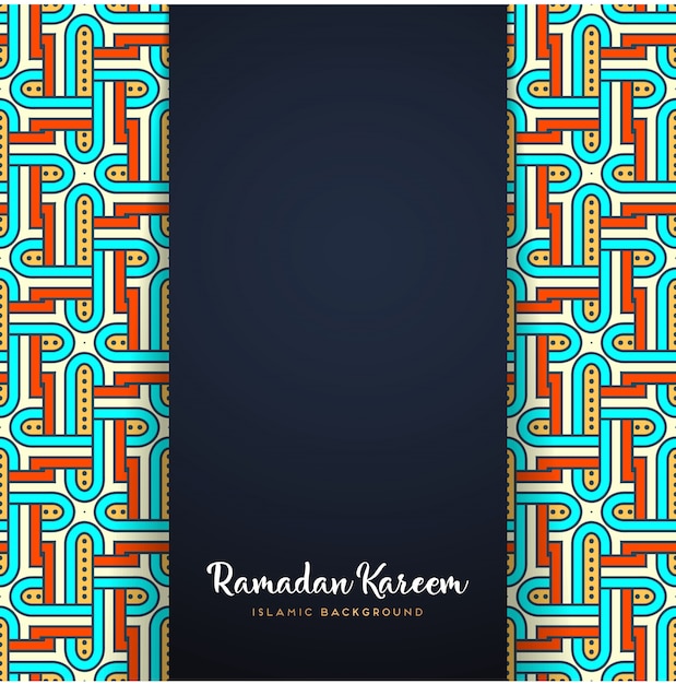 Motivo mandala ramadan kareem