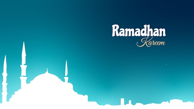 Ramadan kareem met moskee