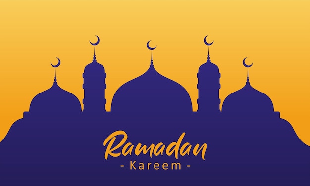 Ramadan kareem moskee festival achtergrond