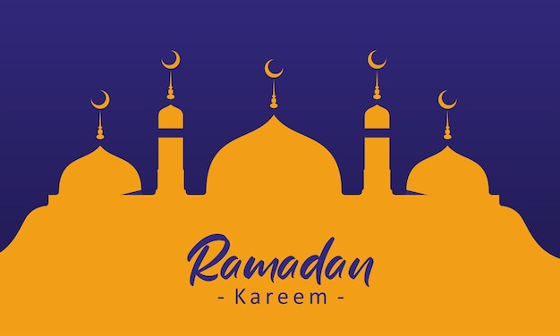 Ramadan kareem moskee festival achtergrond