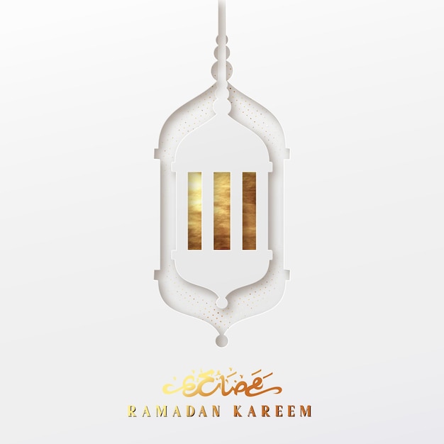 Ramadan Kareem-ontwerp. Vier Ramadan heilige maand in de islam. Feestelijke achtergrond. Traditionele islamitische en Arabische heilige feestdag. vectorillustratie