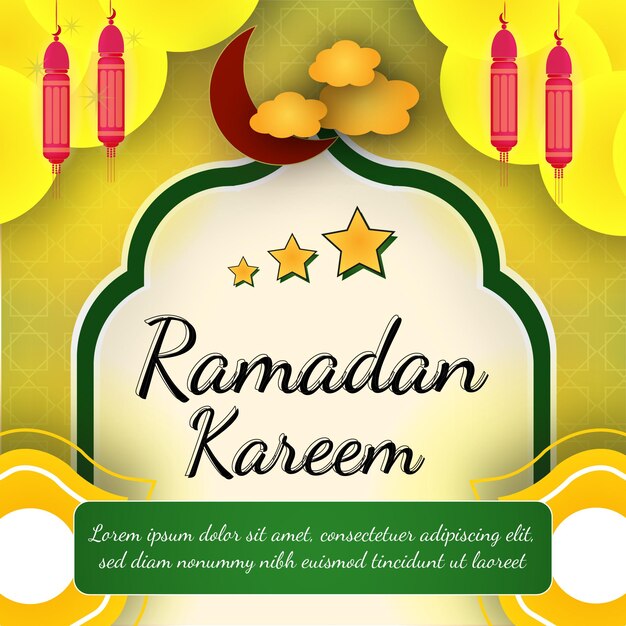 Promozione del ramadan kareem