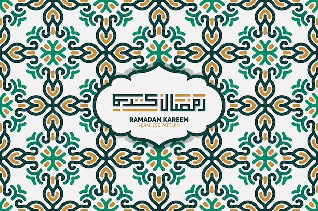 ramadan kareem seamless pattern background