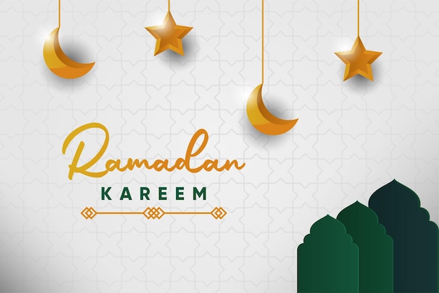 Ramadan kareem simple background