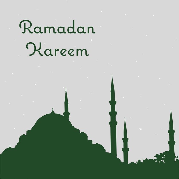 Ramadan Kareem social media postontwerp