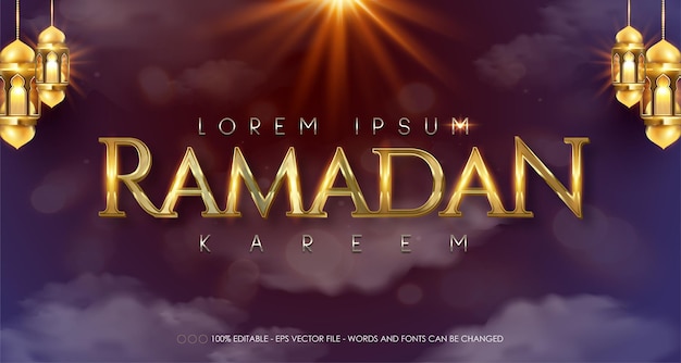 Ramadan kareem-stijlillustraties