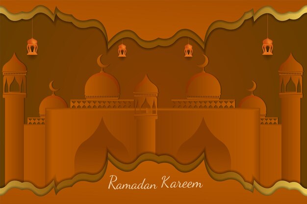 Ramadan kareem stylish islamic background