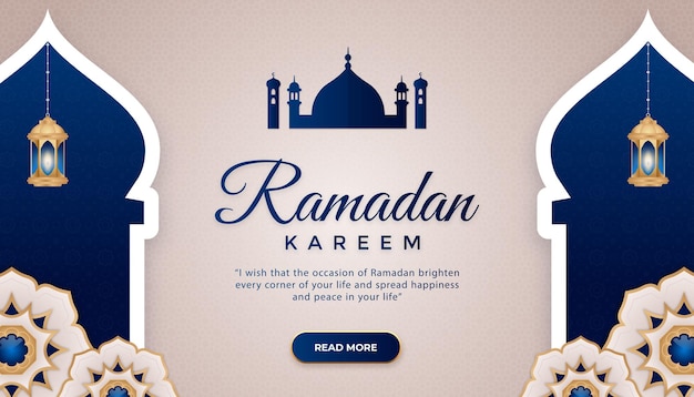 Vettore modello di ramadan kareem in stile cartaceo