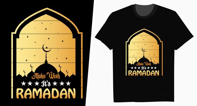 Ramadan Kareem typografie T-shirtontwerp