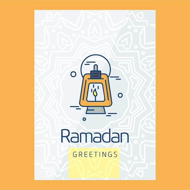 Vector ramadan kareem typogrpahic and creative design vector