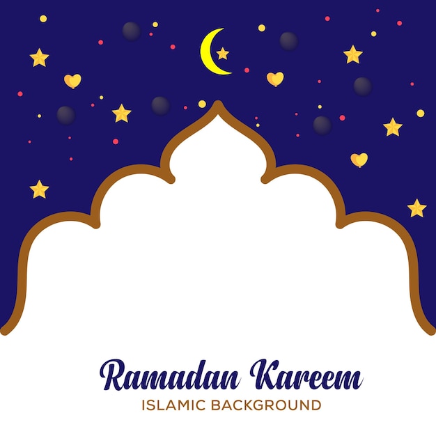 Ramadan kareem vettore creativo bellissimo design