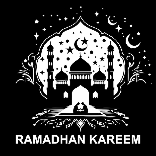 Vector ramadan kareem vector template