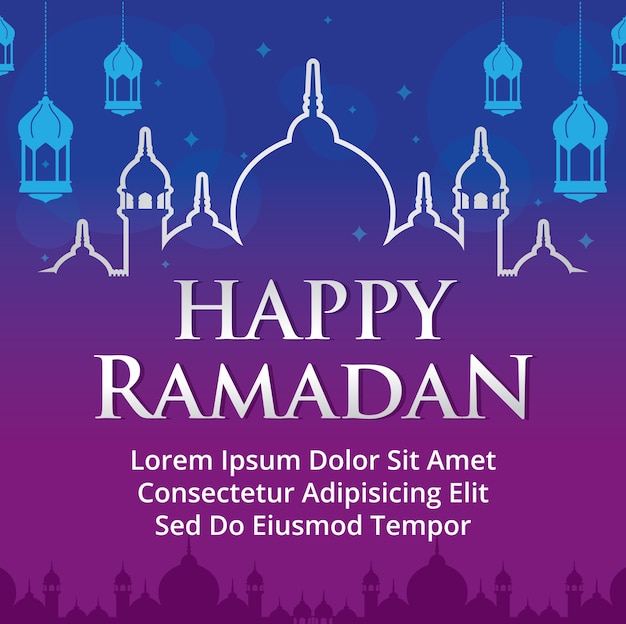 Ramadan Kareem vectorillustratie.