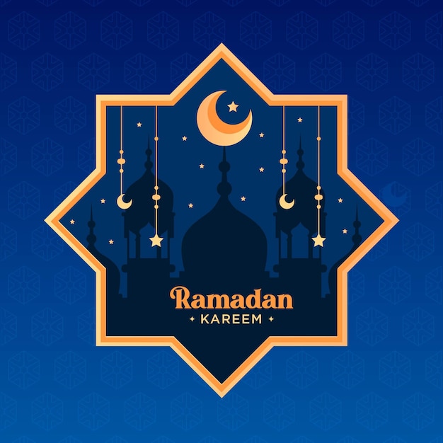 Ramadan Kareem wenskaart ontwerp