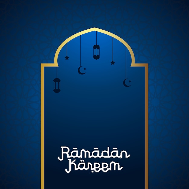 Ramadan kareem wenskaart