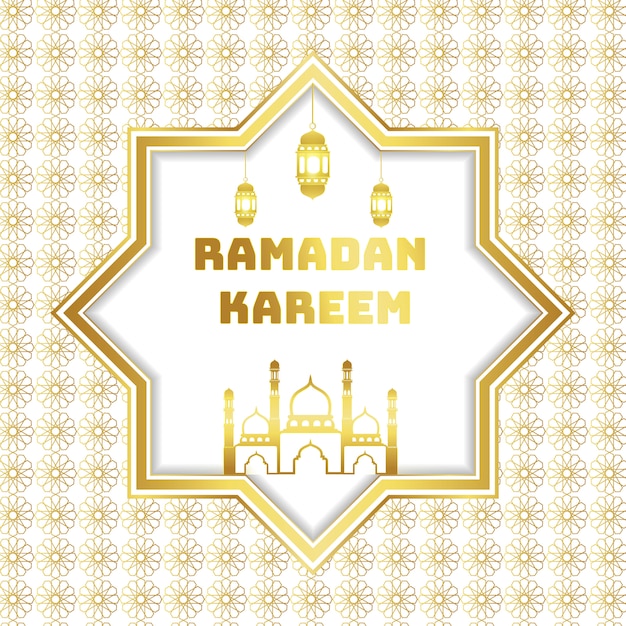 Ramadan kareem wenskaart