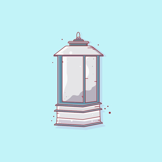 Ramadan Lantern Old Vector Illustration