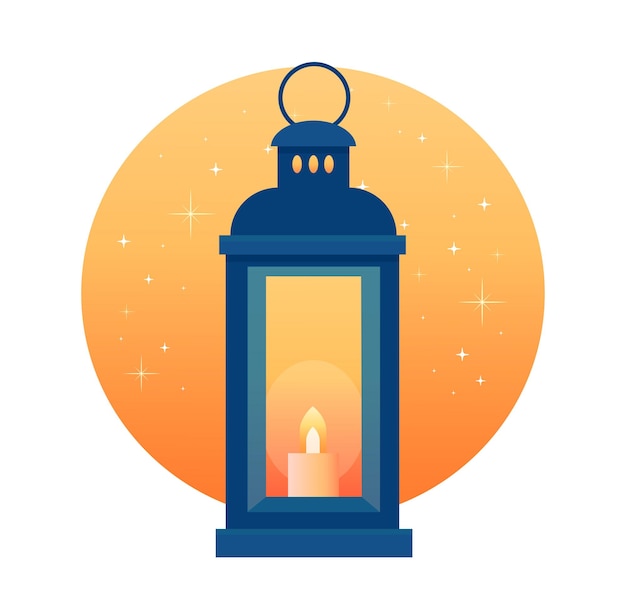 Vector ramadan lantern vector illustration