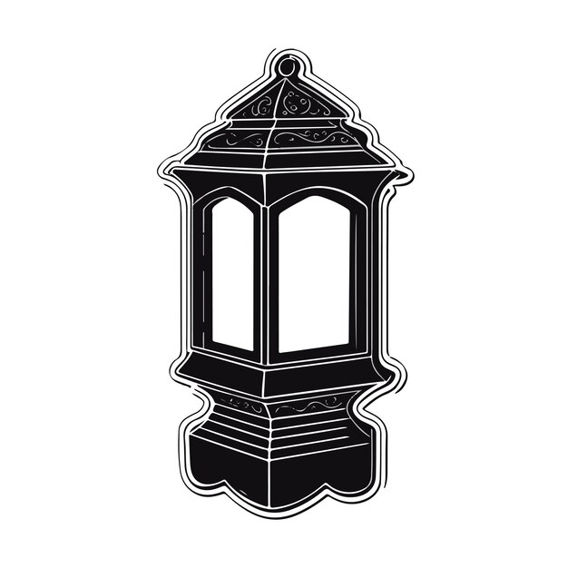 Vector ramadan lantern vector illustration