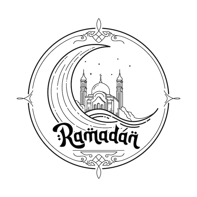 Ramadan lijntekeningen