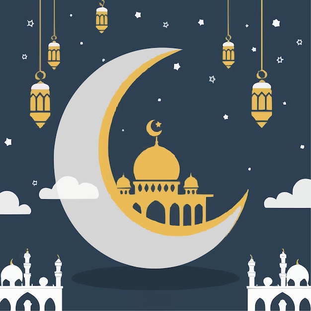 Ramadan Mubarak illustration