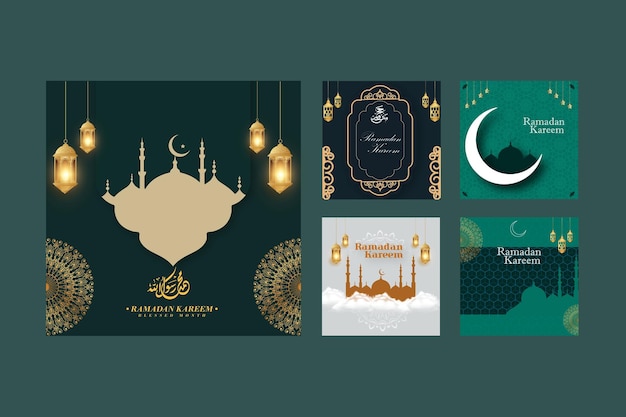 Ramadan Mubarak instagram postcollectie