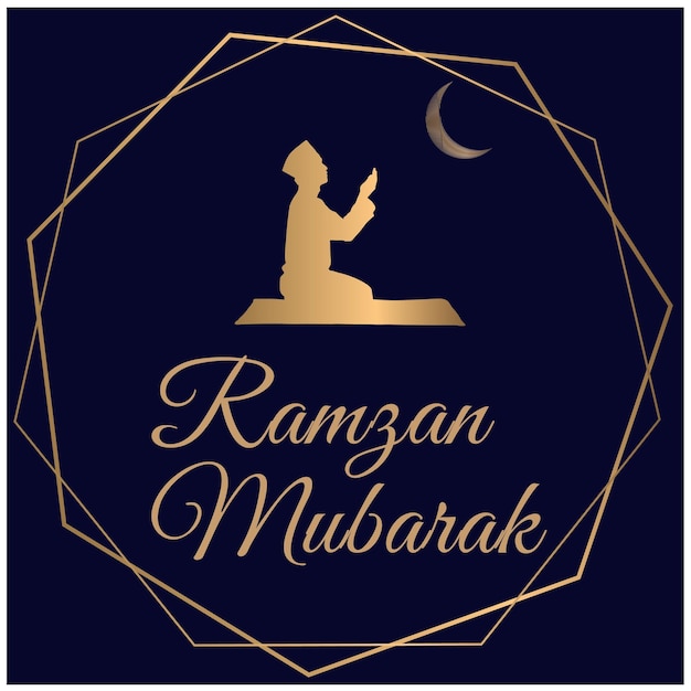 Ramadan mubarak kareem cartoline auguri mese santo prega ramzan