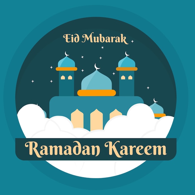 Ramadan Mubarak Kareem-vector