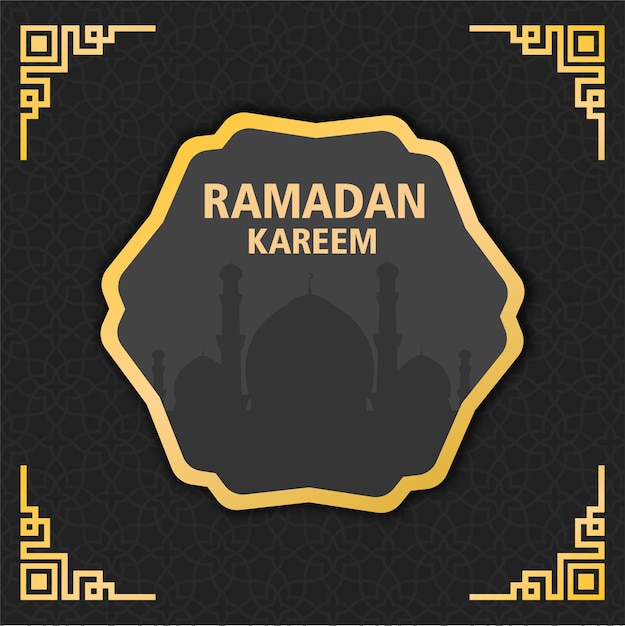 ramadan ramadhan kareem banner flyer social media greeting card template