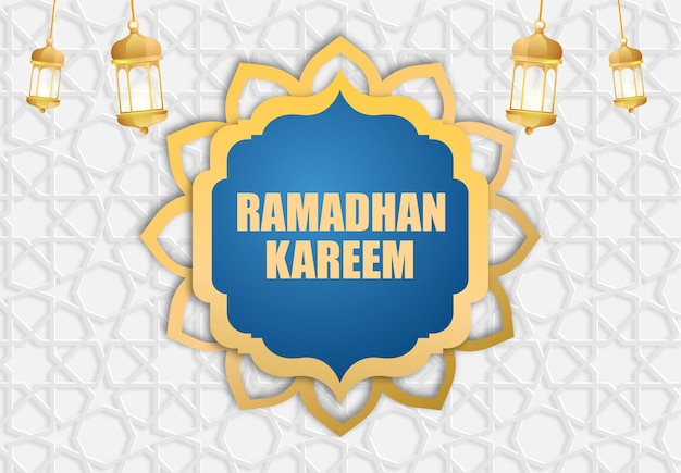 Рамадан Рамадан Карим баннер флаер шаблон поздравительной открытки в социальных сетях
