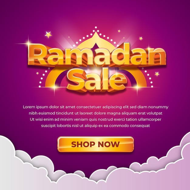 Ramadan sale banner