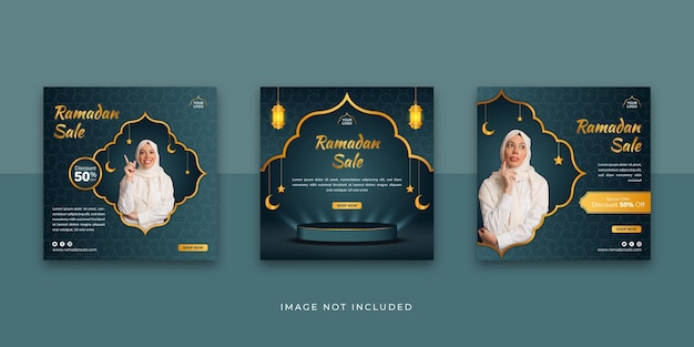 Ramadan Sale Social Media Instagram Post Template