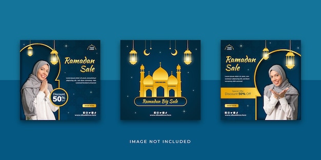 Ramadan Sale Social Media Instagram Post Template