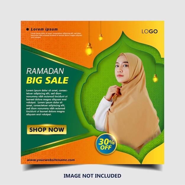 Ramadan sale social media template ramadan super sale mega sale en grote sale