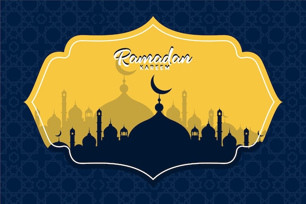 Ramadan social media post vector decoration islamic religious festival and eid ramzan kareem mubarak