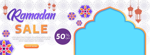 ramadan special sale template design set collection. Super sale ramadan. up to 50 off