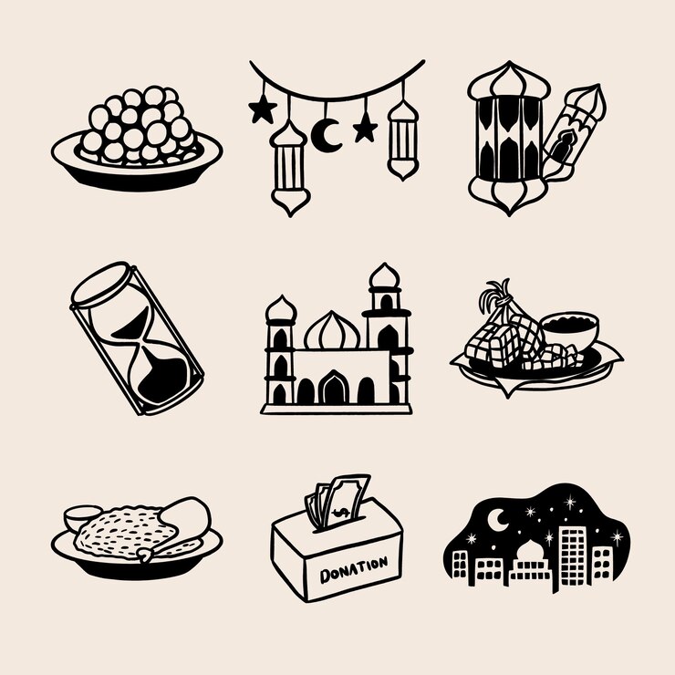 Ramadan Spirit Aesthetic and Minimalist Designs
