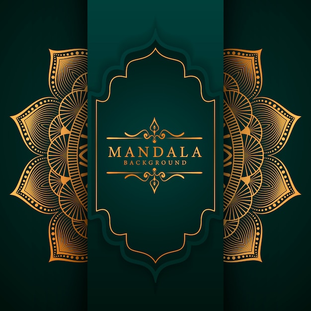 Ramadan style lusso elegante sfondo mandala