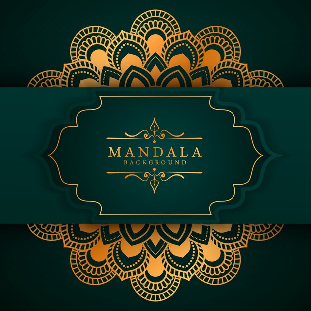 Ramadan Style Luxury elegant mandala background