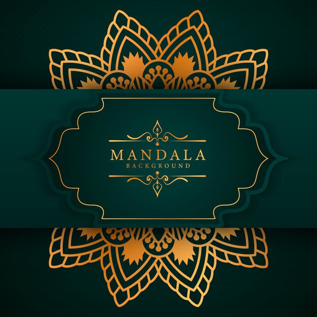 Ramadan Style Luxury elegant mandala background