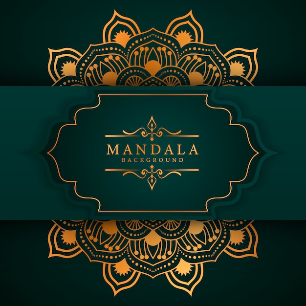 Ramadan style lusso elegante sfondo mandala