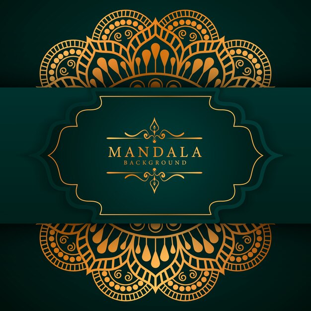 Ramadan Style Luxury elegant mandala background